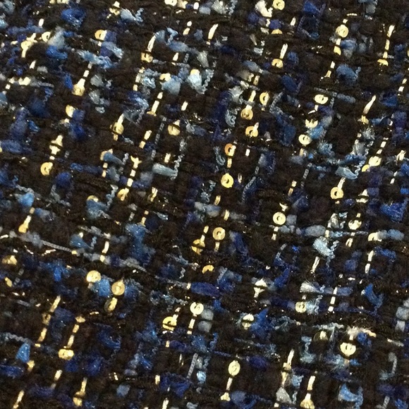 SEQUIN beaded tweed mini skirt size small. - Picture 6 of 6